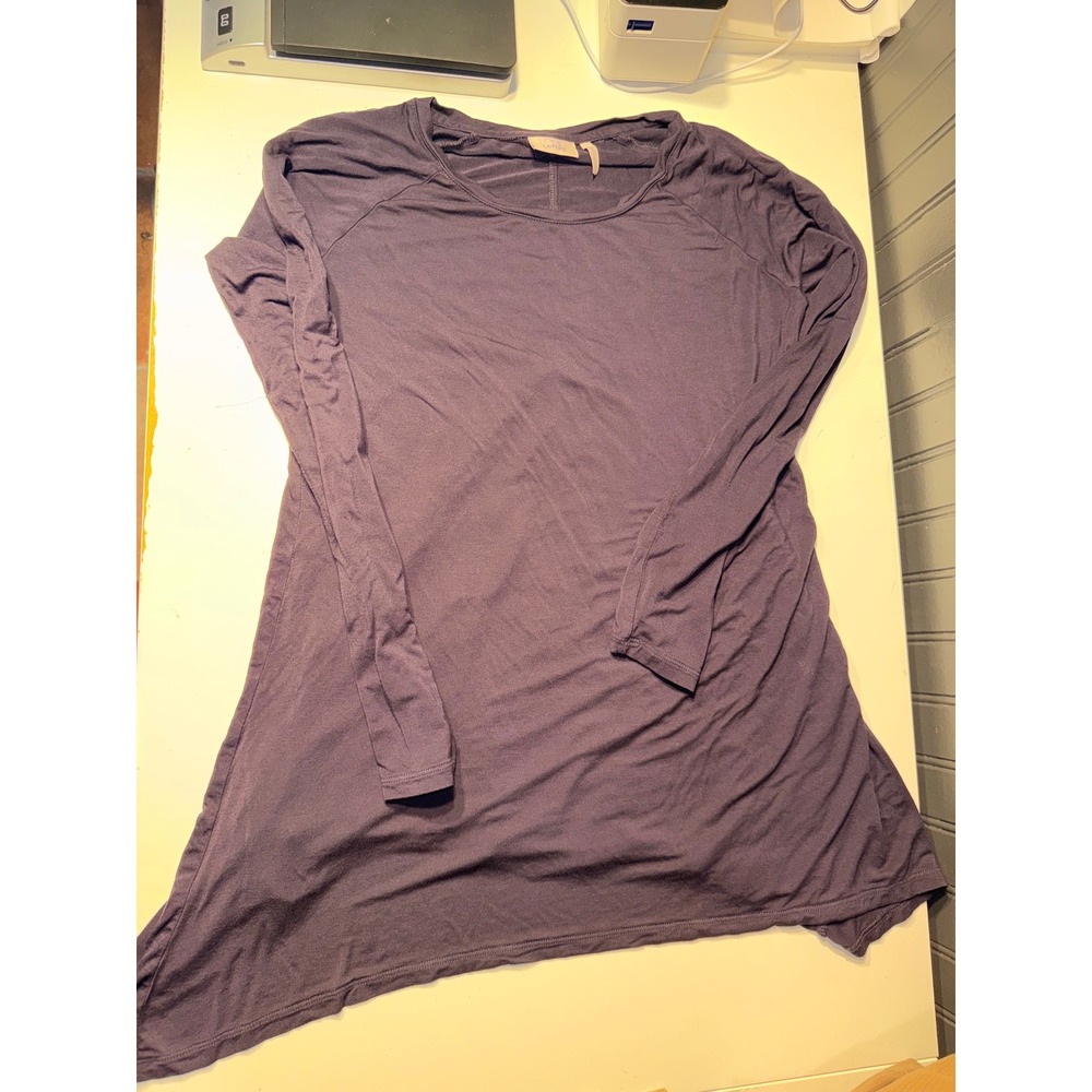 LOGO layers Medium purple long sleeve tunic